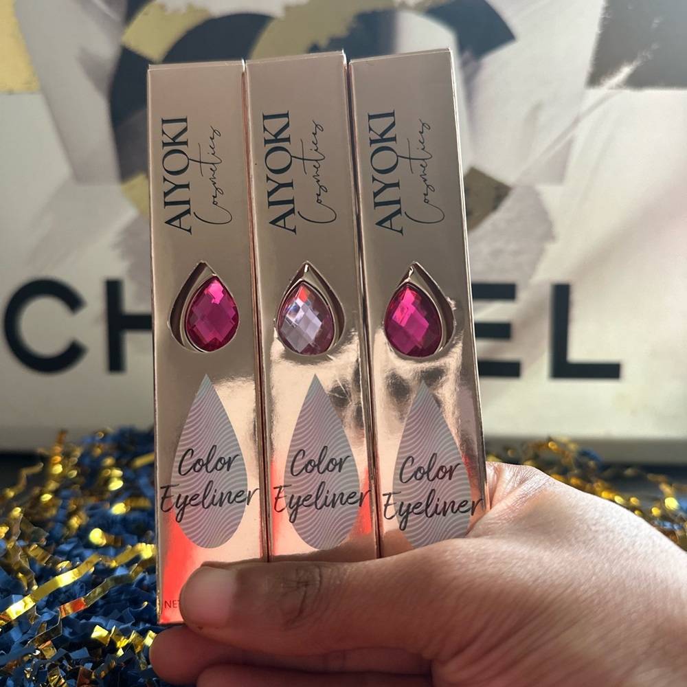 Aiyoki Color Eyeliner TRIO PINK Set
